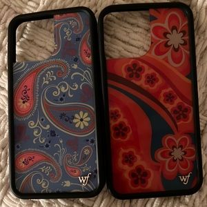 Two iPhone 13 pro max Wildflower cases